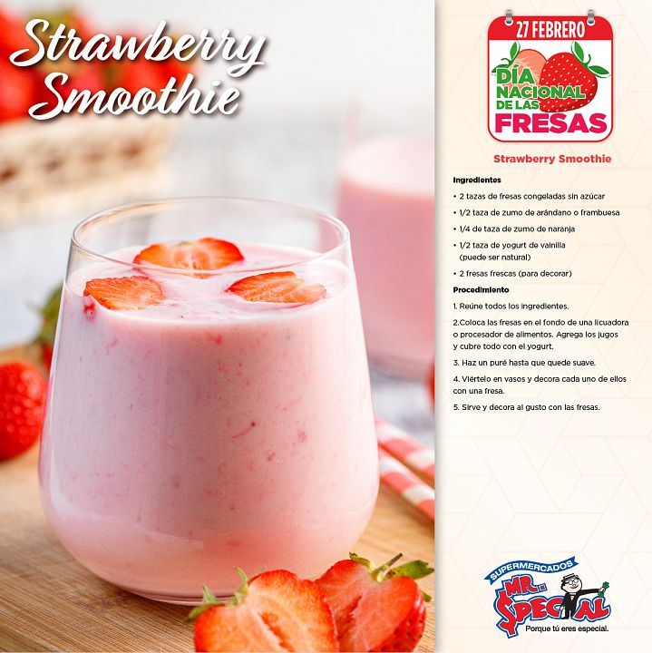 *Strawberry Smoothie